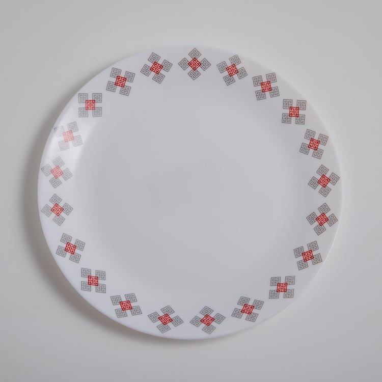 Robin Opalware Printed Dinner Plate - 26.8cm