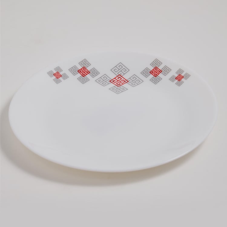 Robin Opalware Printed Side Plate - 19cm