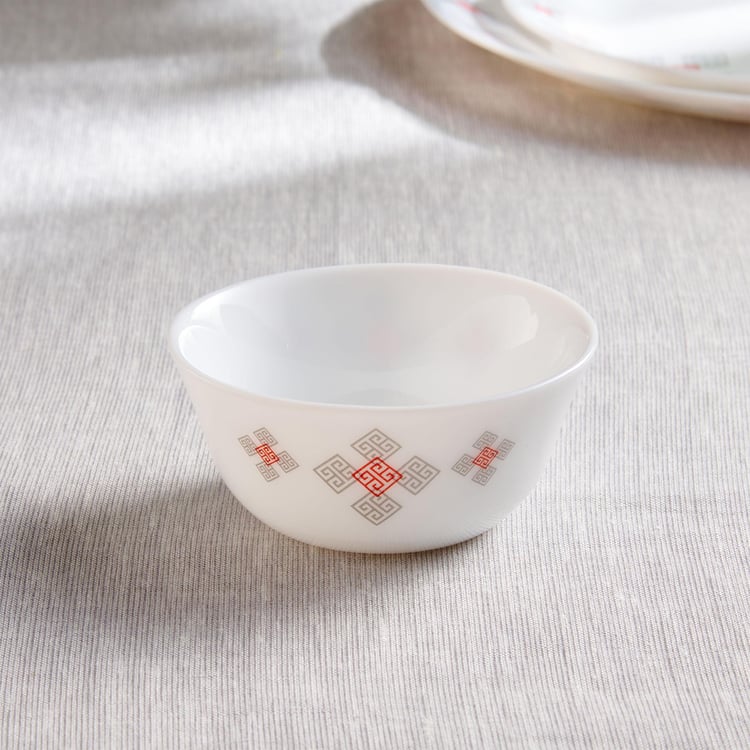 Robin Opalware Printed Veg Bowl - 165ml