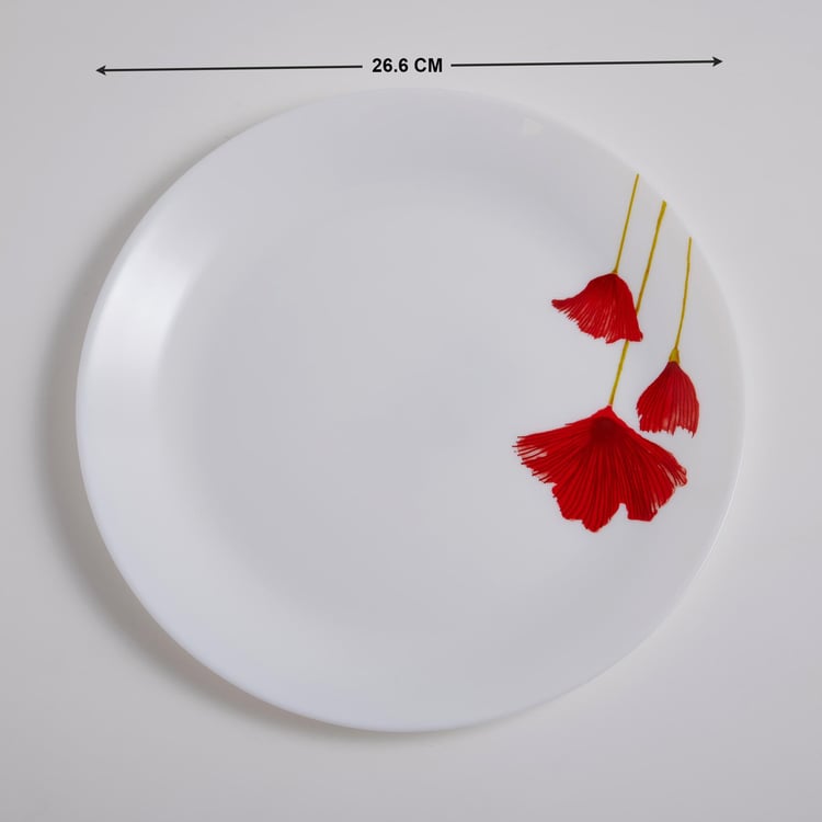 Robin Opalware Printed Dinner Plate - 27cm