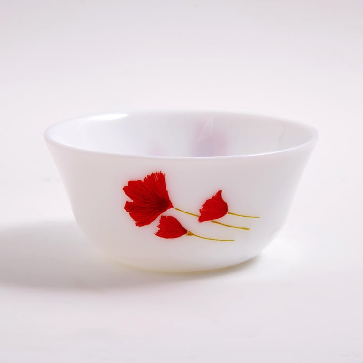 Robin Opalware Printed Serving Bowl - 165ml