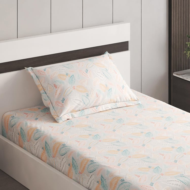 Dallas Cotton 180TC Printed 2Pcs Single Bedsheet Set