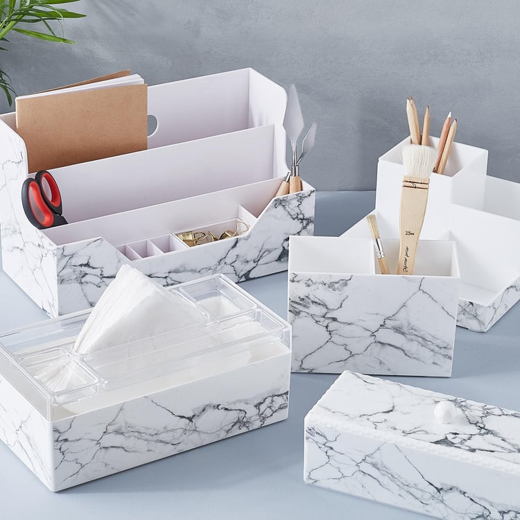 Orion Polystyrene Tissue Box - 25x12.5x10cm