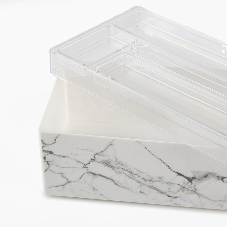 Orion Polystyrene Tissue Box - 25x12.5x10cm