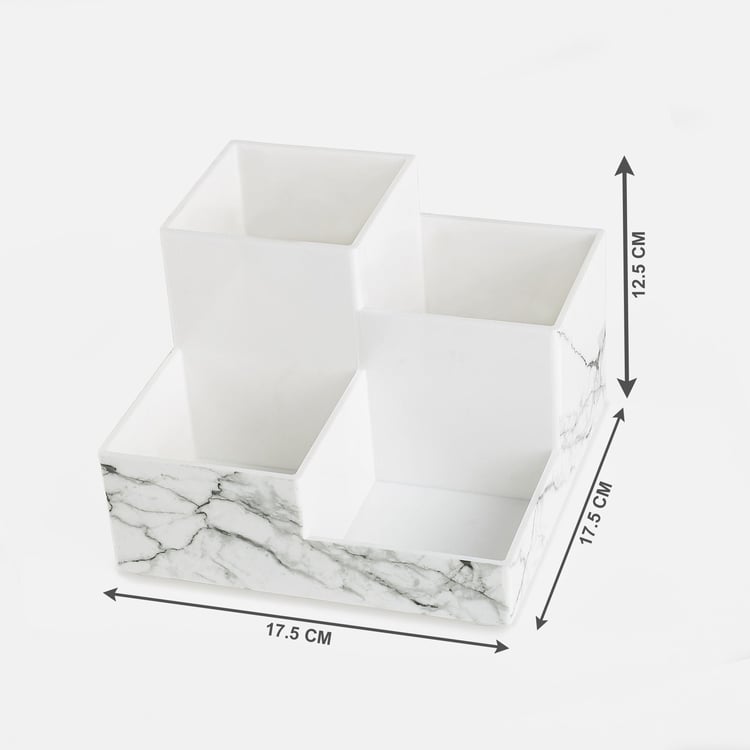 Orion Polystyrene 4-Compartment Desk Organizer