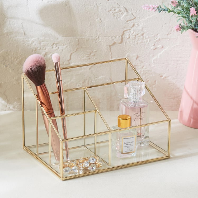 Orion Glass Cosmetic Organiser