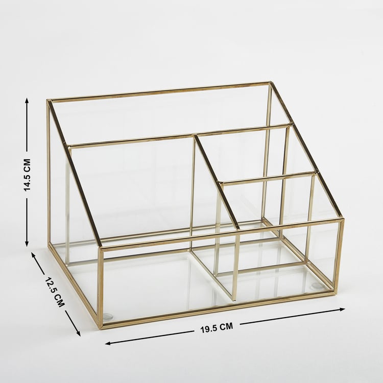 Orion Glass Cosmetic Organiser