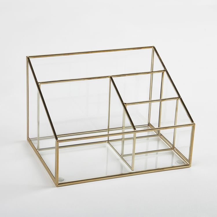 Orion Glass Cosmetic Organiser