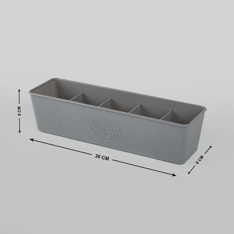 Regan Ashley Polypropylene 5-Compartment Organiser