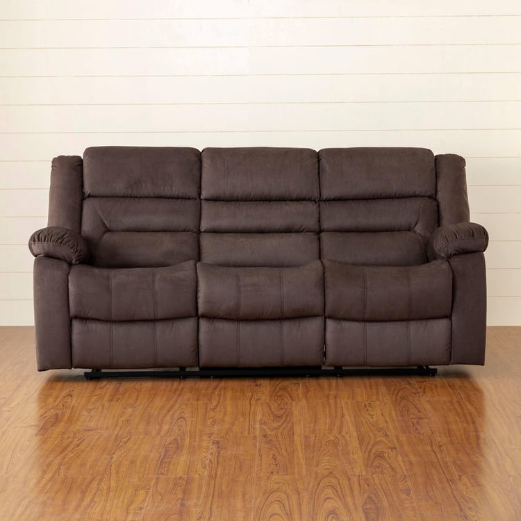 Nairobi Fabric 3+2 Seater Recliner Set - Brown