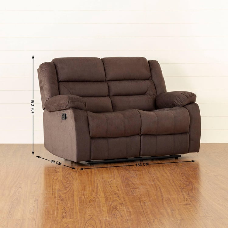 Nairobi Fabric 3+2 Seater Recliner Set - Brown