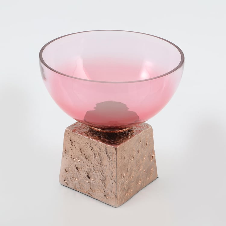Splendid Terra Roza Glass Bowl