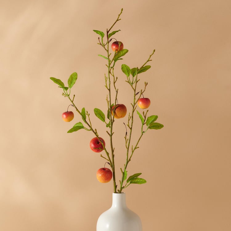 Botanical Artificial Apple Fruit Branch - 95cm