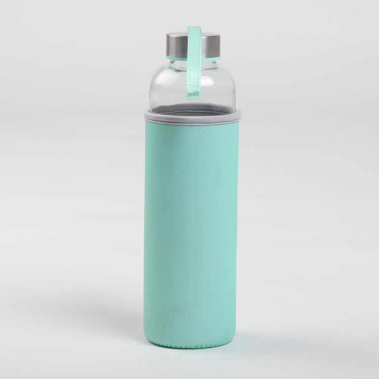 Pacific Favola Glass Water Bottle with Pouch - 600ml