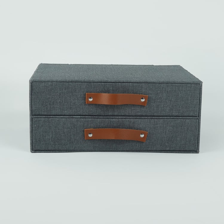 Regan Farmlyn Fabric 2-Tier Storage Drawers