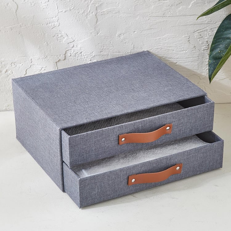 Regan Farmlyn Fabric 2-Tier Storage Drawers