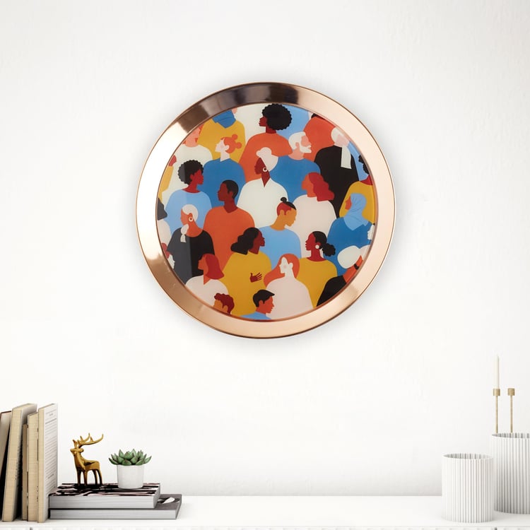 Artesia Metal Printed Human Wall Accent