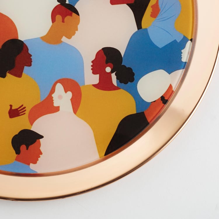 Artesia Metal Printed Human Wall Accent