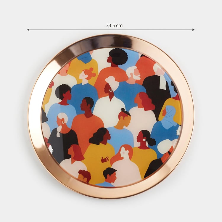 Artesia Metal Printed Human Wall Accent