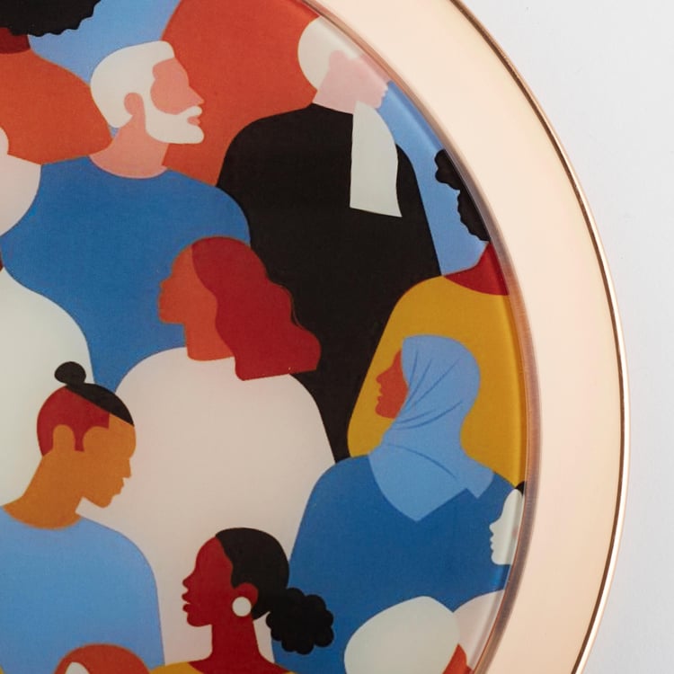 Artesia Metal Printed Human Wall Accent