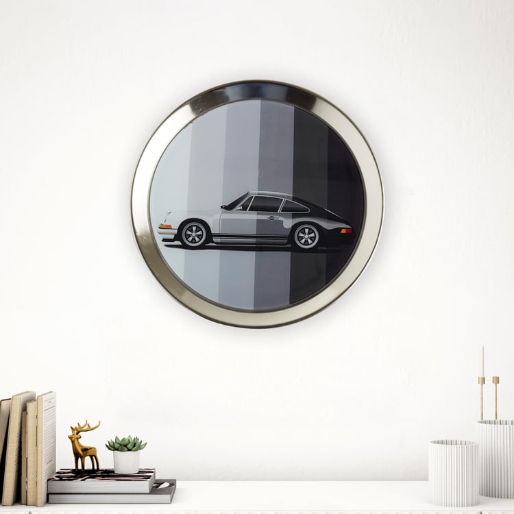 Artesia Metal Printed Vintage Car Wall Accent