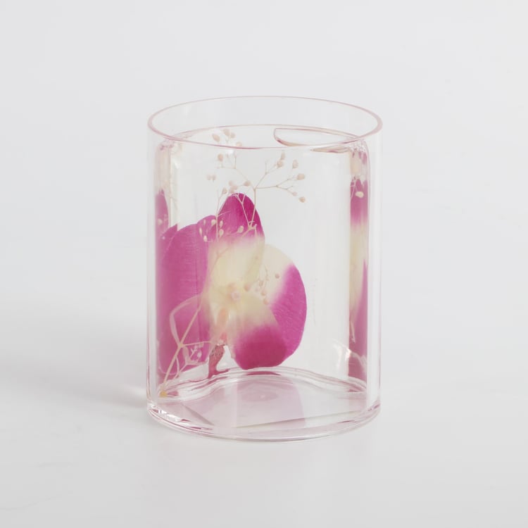 Acrylic Floral Tumbler