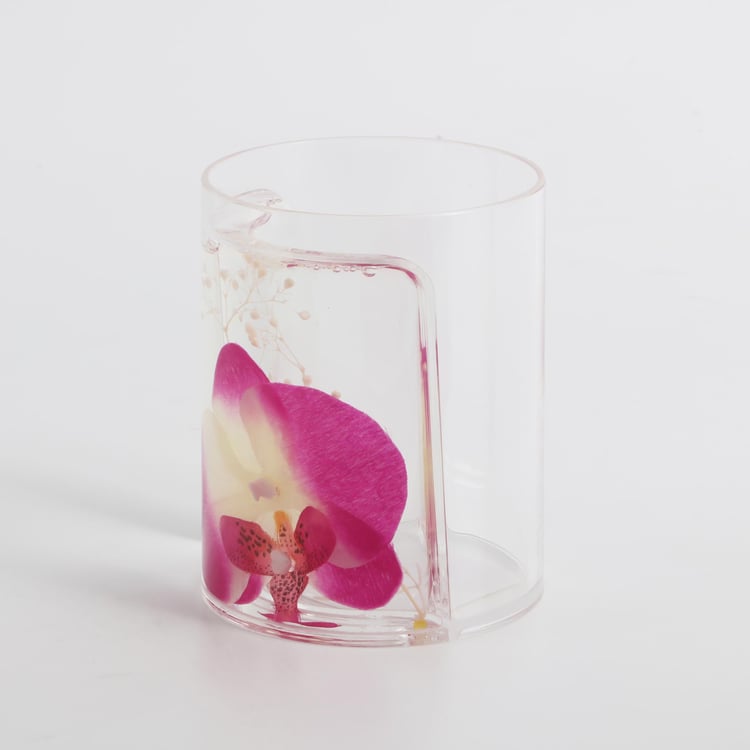 Acrylic Floral Tumbler