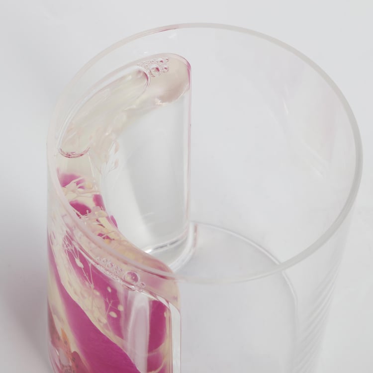 Acrylic Floral Tumbler