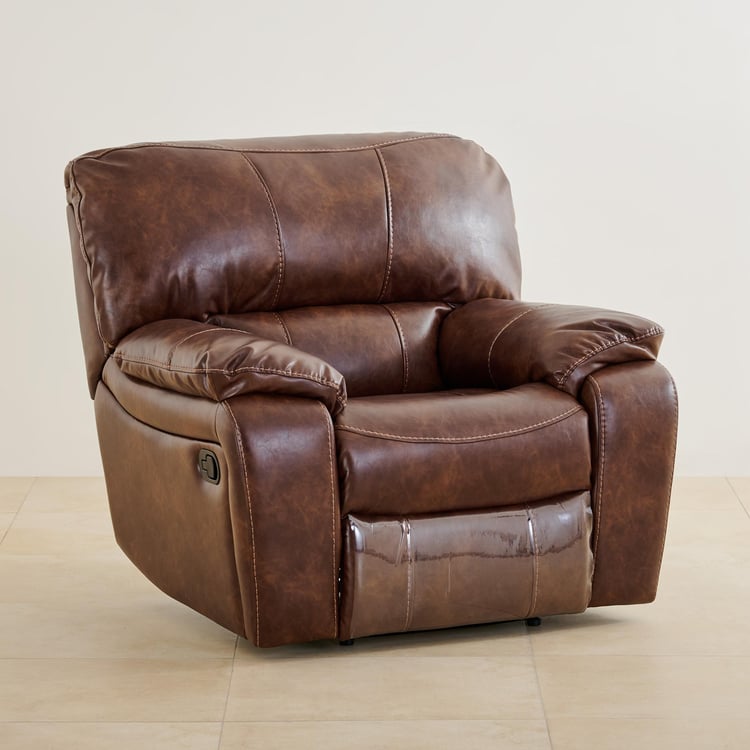 Harvey Nappa 3+1 Seater Recliner Set - Brown