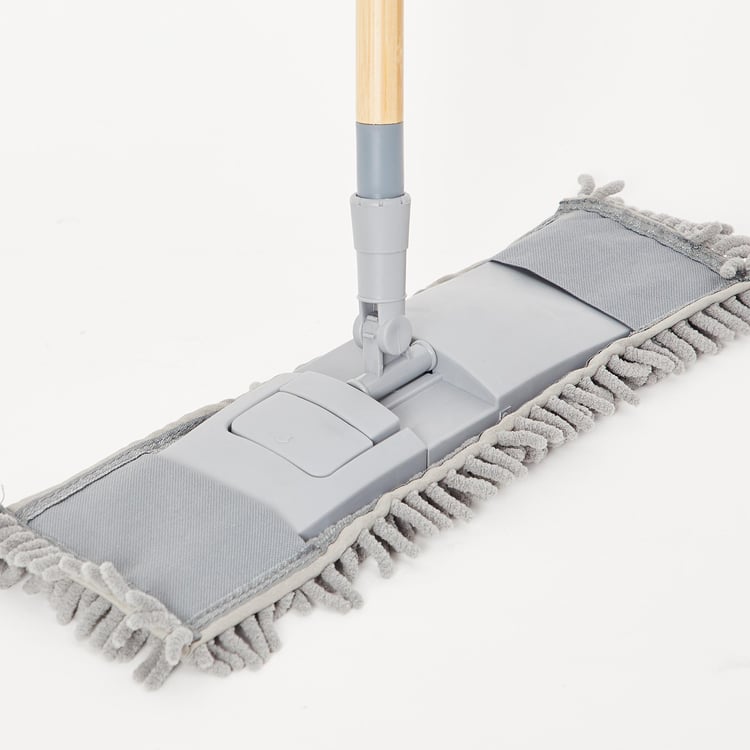 Indus Brooks Flat Mop with Bamboo Handle