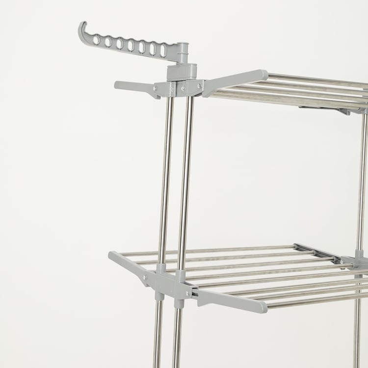 Buy Omnia Stainless Steel 3 Tier Clothes Drying Rack from Home Centre at just INR 5999.0