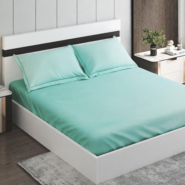 Spinel Printed 3Pcs Queen Bedsheet Set