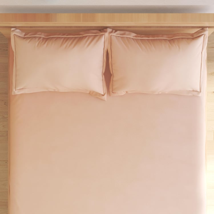 Spinel Checked 3Pcs Queen Bedsheet Set