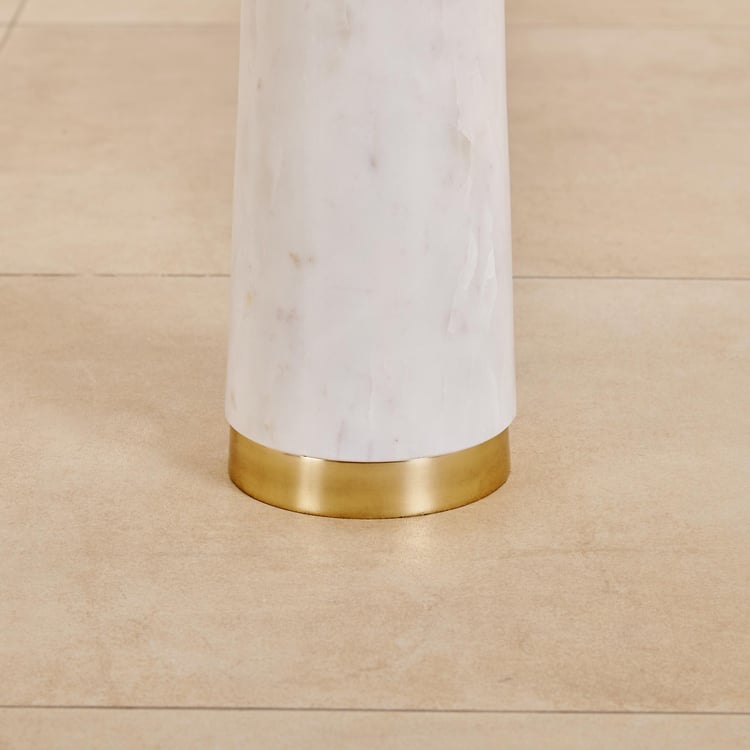 Yuki Metal Top Accent Table - Gold