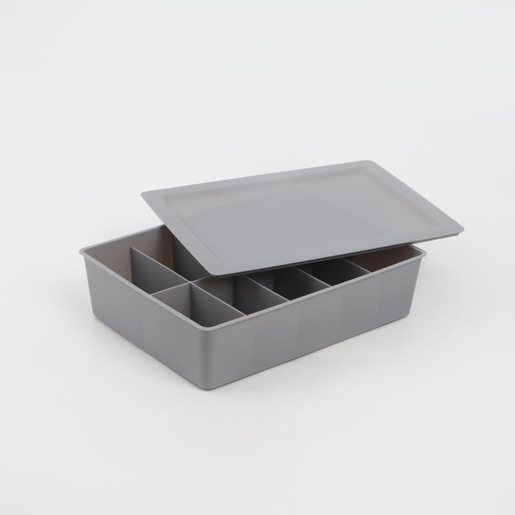 Regan Ashley Polypropylene Drawer Organizer with Lid