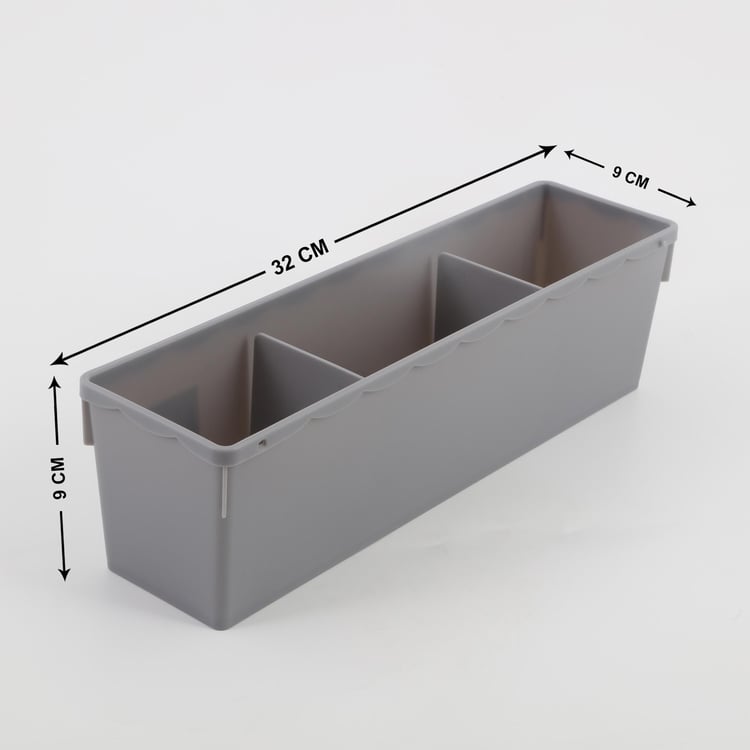 Regan Polypropylene Drawer Organiser with Sliding Dividers