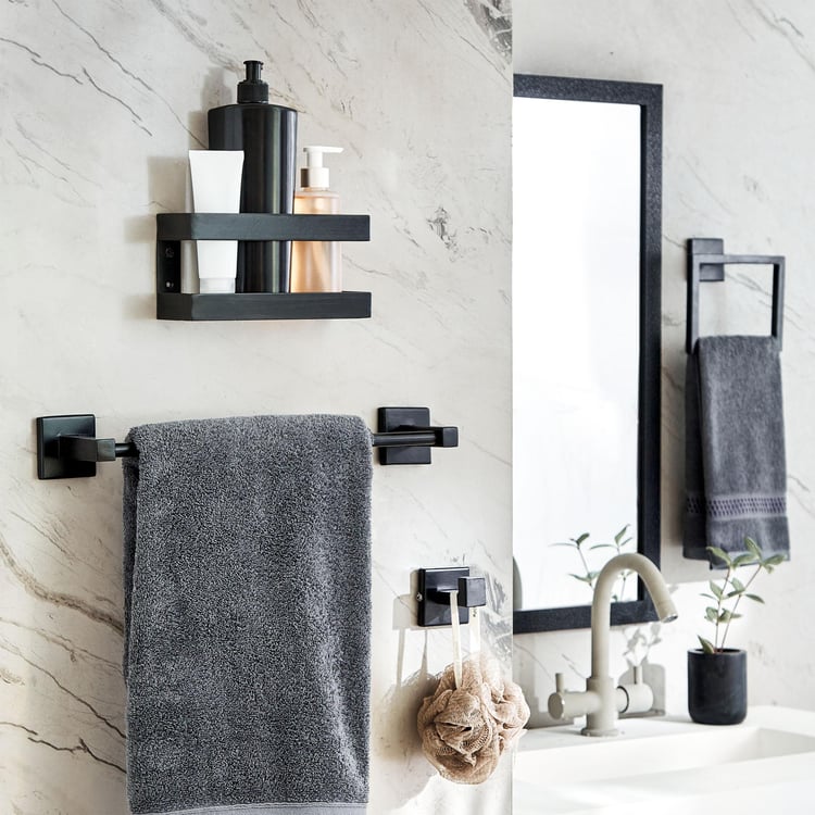 Aubree Raven Metal Towel Bar