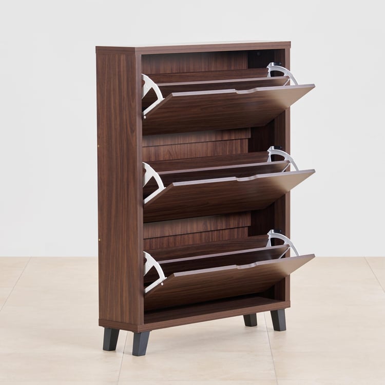 Lewis NXT 15 Pairs Shoe Cabinet - Brown