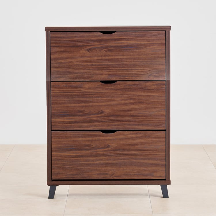 Lewis NXT 15 Pairs Shoe Cabinet - Brown