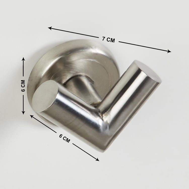 Orion 2-Knob Stainless Steel Hook