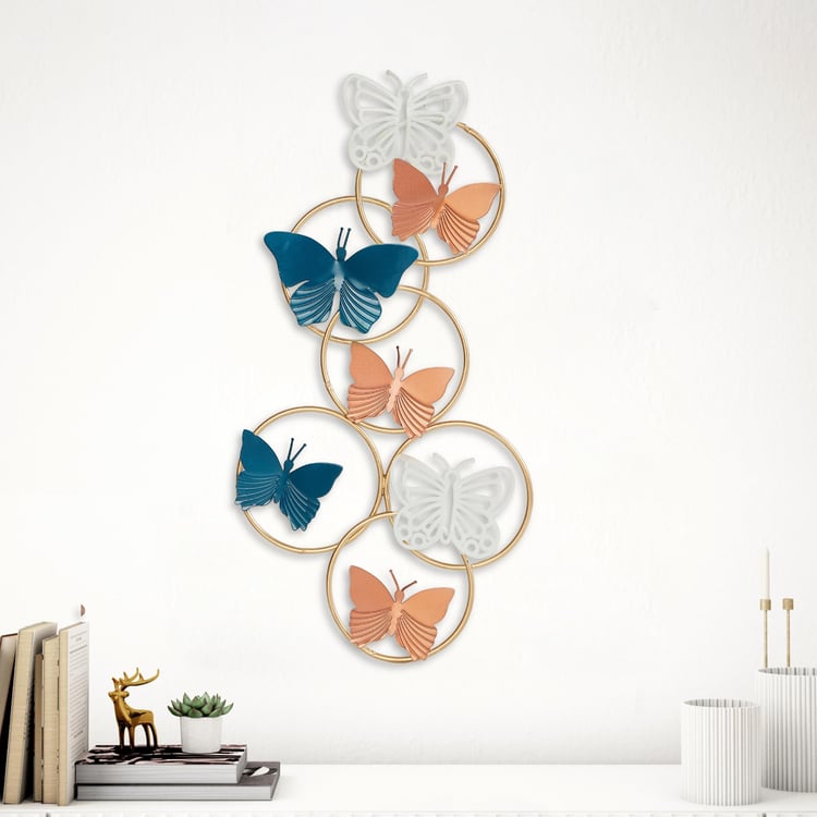 Iliano Metal Butterfly Wall Accent