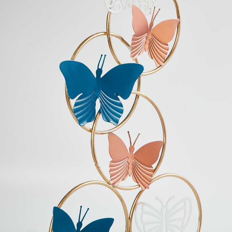 Iliano Metal Butterfly Wall Accent