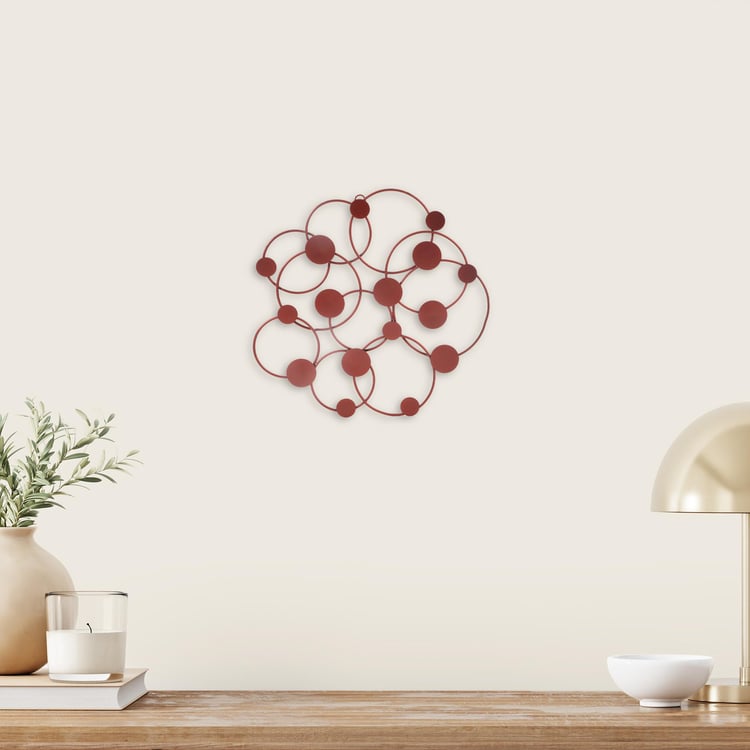 Buy Iliano Abstract Round Wall Accent from Home Centre at just INR 699.0