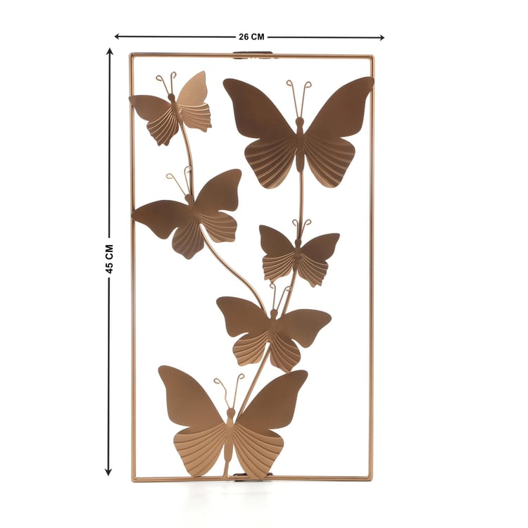 Iliano Metal Butterfly Wall Accent