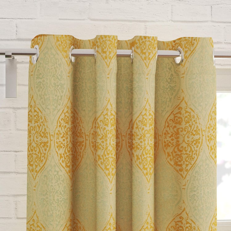 Sketch Set of 2 Jacquard Light Filtering Window Curtains