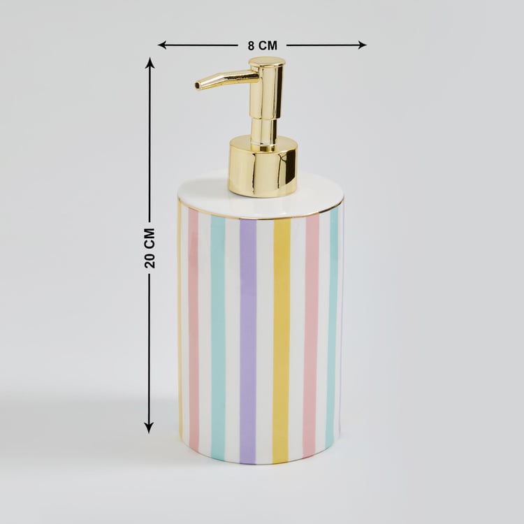 Slate Stripe Kids Ceramic Soap Dispenser - 530ml