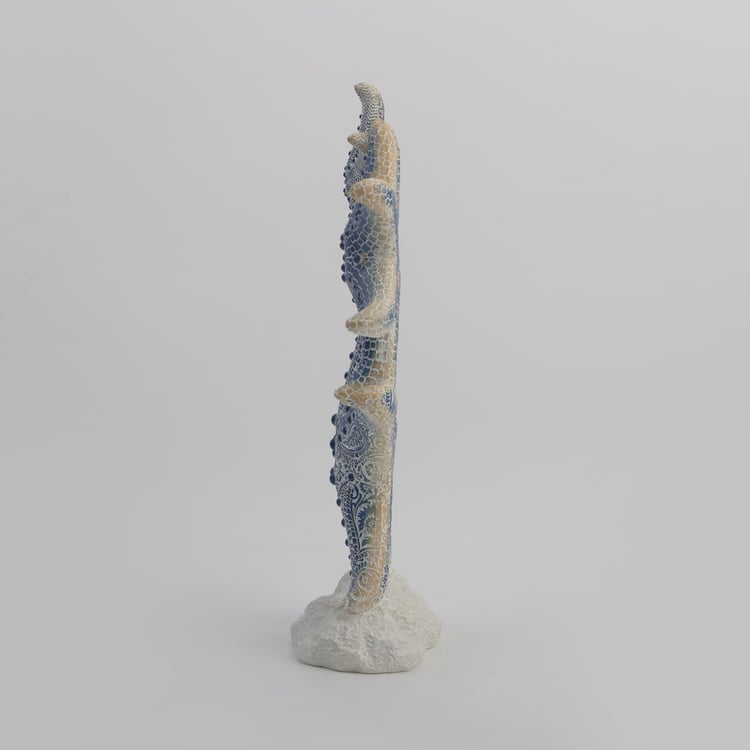 Splendid Santorini Polyresin Starfish Decorative Sculpture