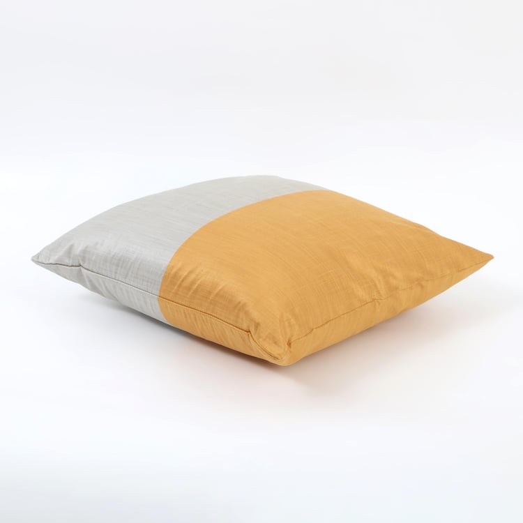 Wesley Panel Set of 2 Colourblocked Cushion Covers - 45x45cm