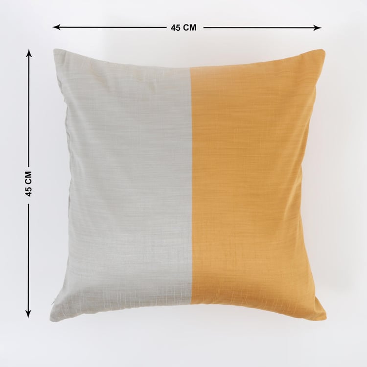 Wesley Panel Set of 2 Colourblocked Cushion Covers - 45x45cm