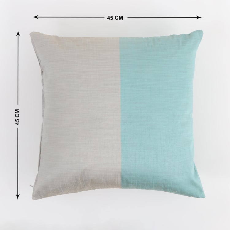 Wesley Set of 2 Colourblock Cushion Covers - 45x45cm